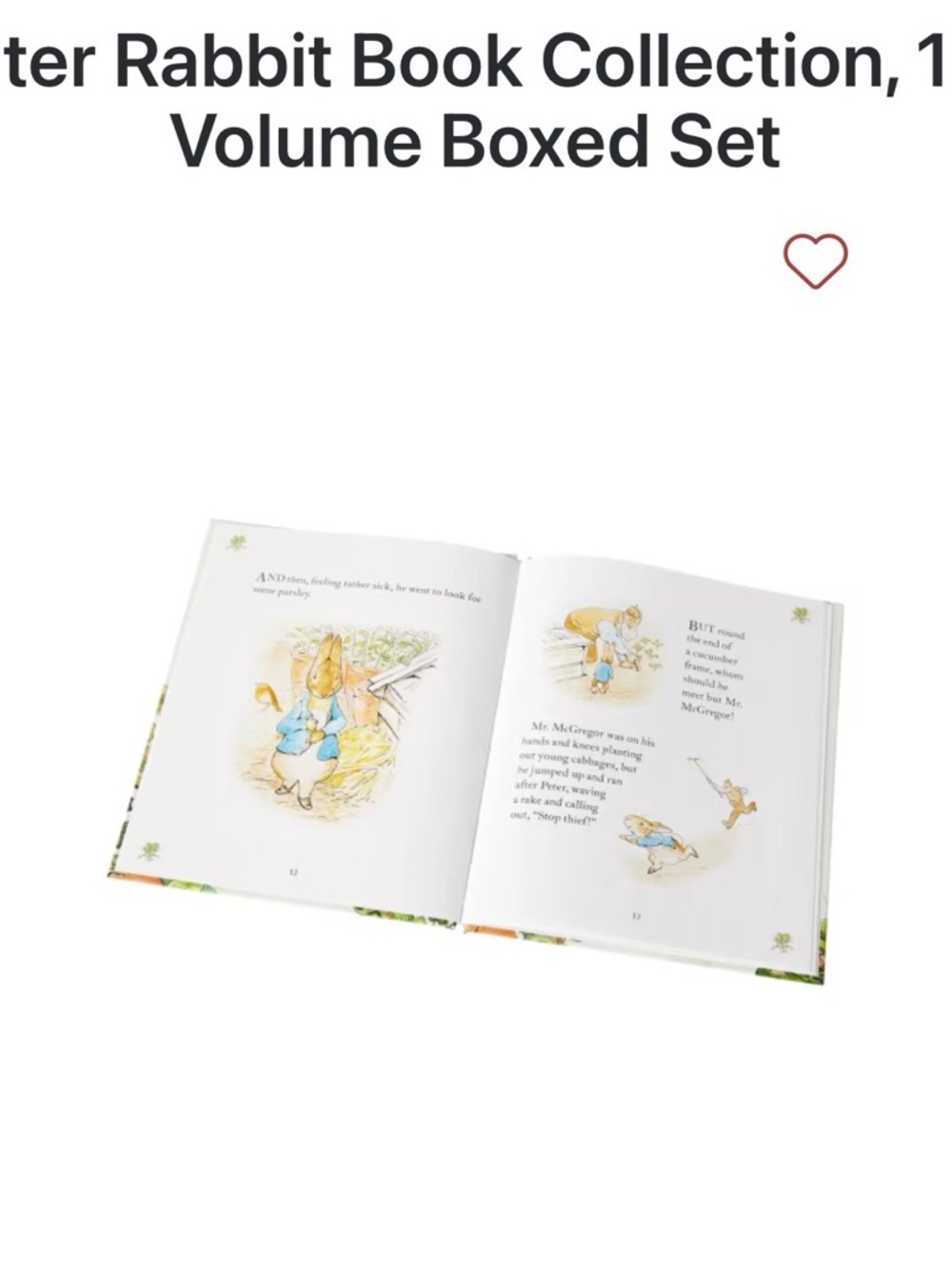 The Peter Rabbit Library 10-Book Boxed Set - Beatrix Potter (Cream) - Picture 2 of 4